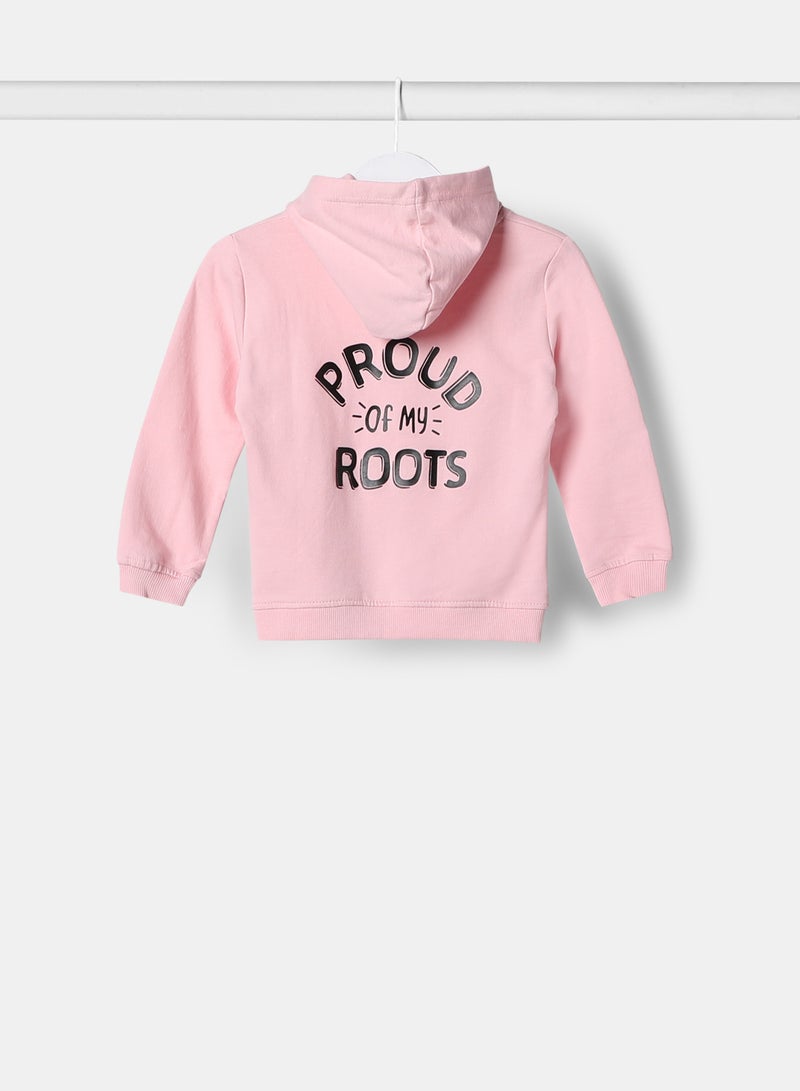 Zarafa Baby Girls Hoodie Rose  - Image 2