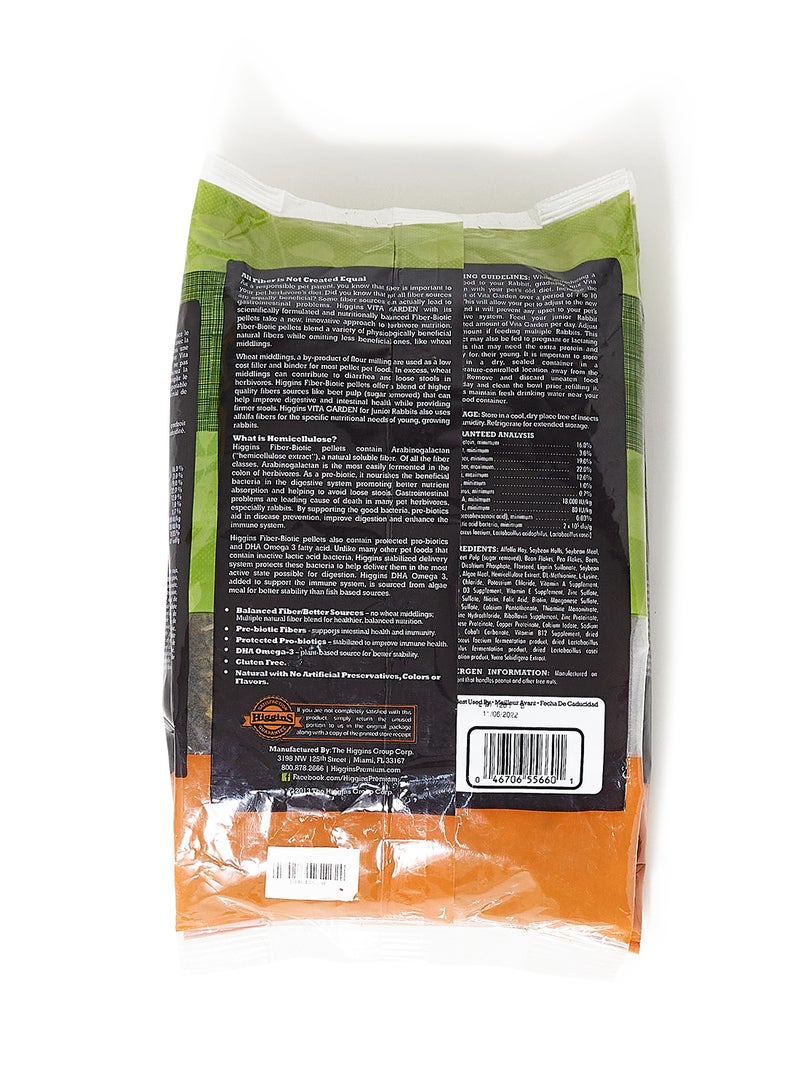 HigginS Vita Garden Junior Rabbit Food Multicolour 1.81kg - Image 3