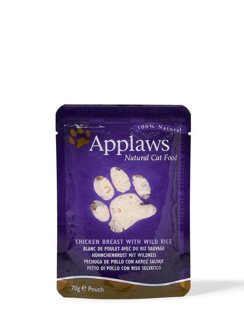 Applaws Cat Pouch Chicken Breast And Rice In Broth 70grams - Image 1