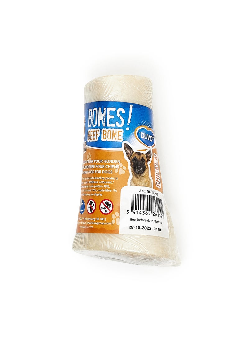 Duvo Beef Bone Filled With Chicken Delicious Chew Snack Beige 330grams - Image 1