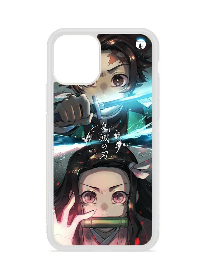 BP Protective Case Cover for Apple iPhone 13 Pro Max Animation Tanjiro And Nezuko From Demon Slayer Anime Multicolour - Image 1