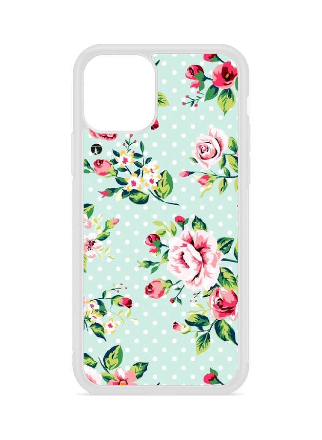 بي بي غطاء حماية واقٍ لهاتف أبل آيفون 13 برو ماكس زهور وردية - Image 1