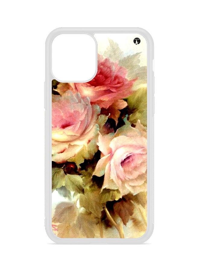 بي بي غطاء حماية واق بتصميم ورود عتيقة لهاتف أبل آيفون 13 متعدد الألوان - Image 1