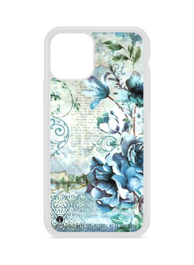 BP Protective Case Cover for Apple Iphone 13 Pro Max Blue Flowers Multicolour - Image 1
