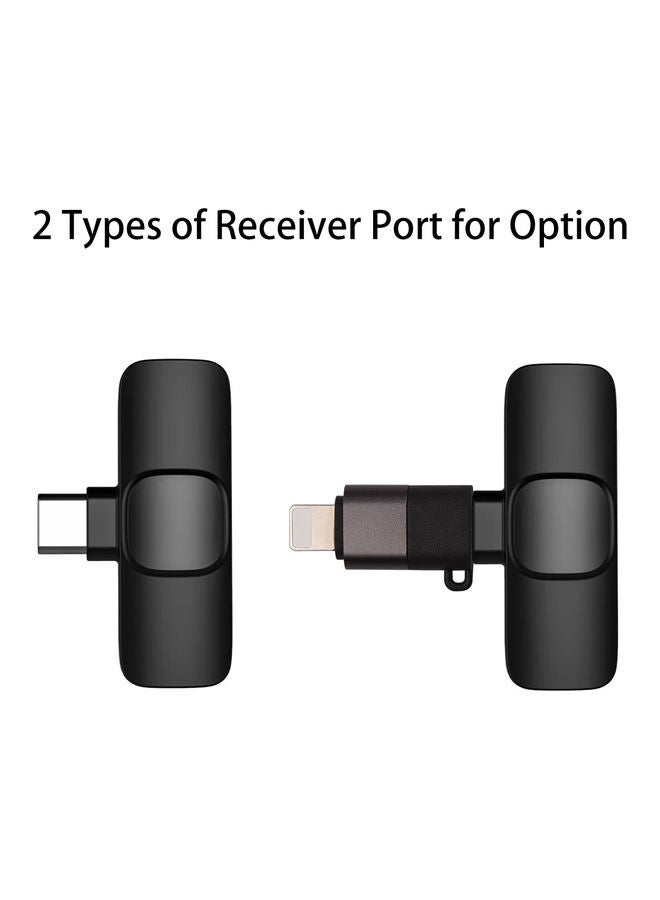 Mini Wireless Clip-on Omnidirectional Mic Black  - Image 4