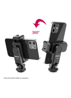 Ulanzi 360° Rotatable Clamp Phone Tripod Mount Black  - Image 3