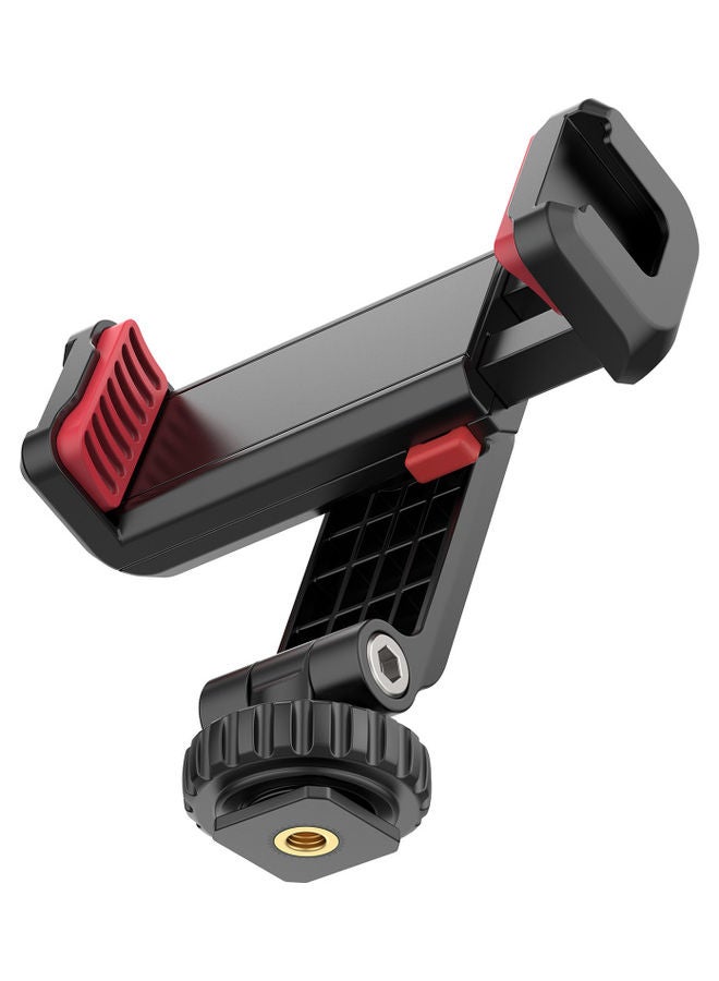 360° Rotatable Clamp Phone Tripod Mount Black