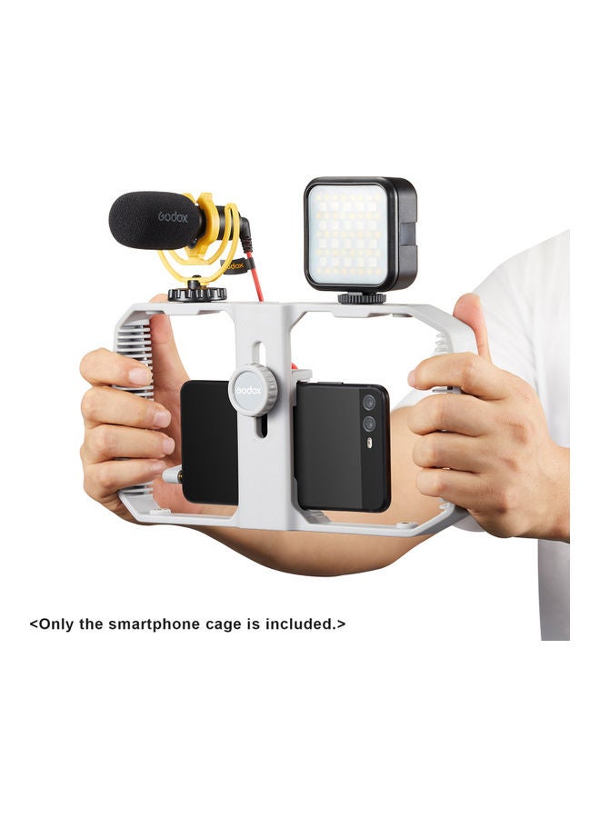 Godox Smartphone Video Cage Handheld Stabilizer Grip Grey - Image 5