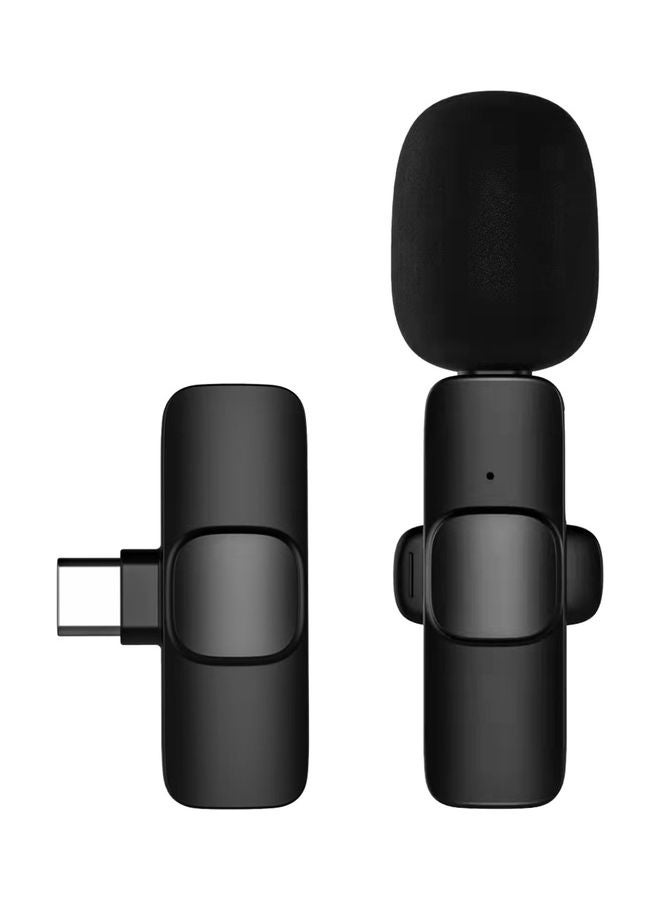 Mini Wireless Lavalier Microphone JE-D11087-1 Black  - Image 1