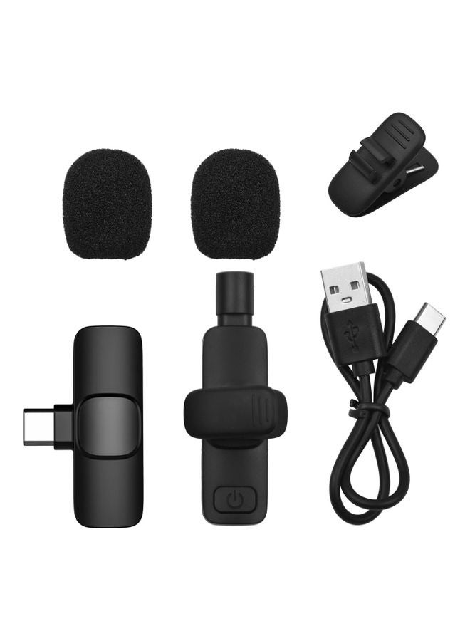 Mini Wireless Lavalier Microphone JE-D11087-1 Black  - Image 4