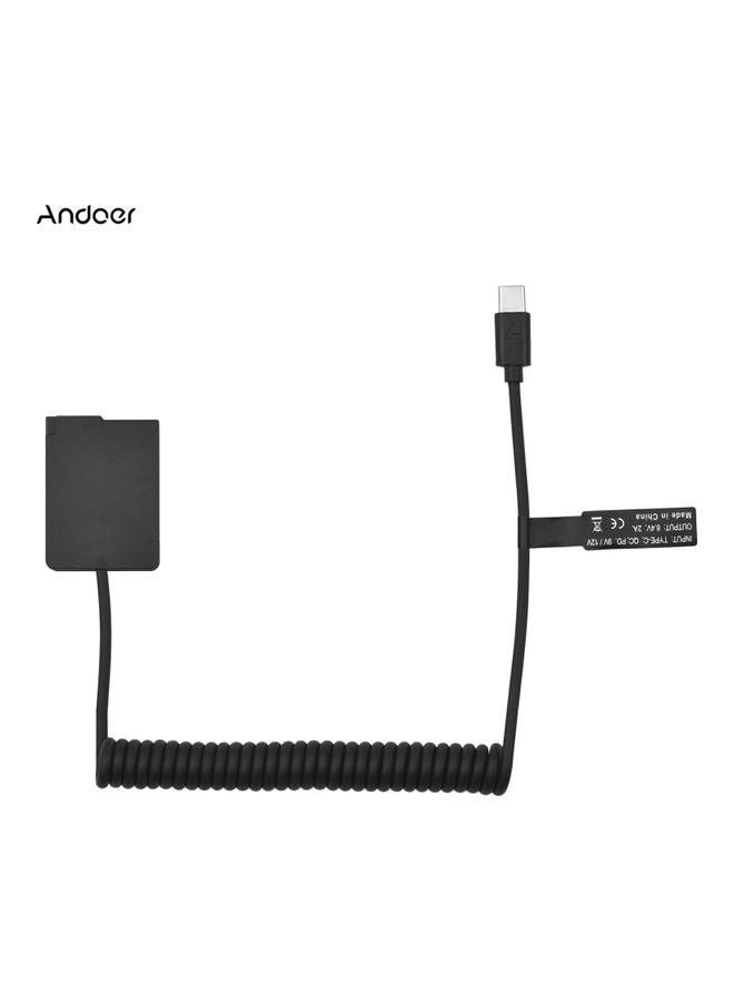 ANDOER Adapter BLC12 Dummy Battery Coupler Black - Image 1