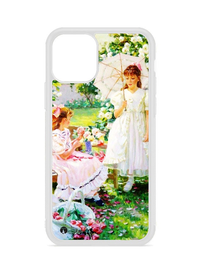 BP Protective Case Cover For Apple iPhone 13 Pro Little Girls and Flowers Multicolour - Image 1