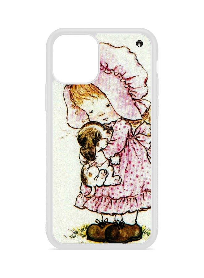 BP Protective Case Cover for Apple iPhone 13 Little Girl Holding Her Baby Multicolour - Image 1