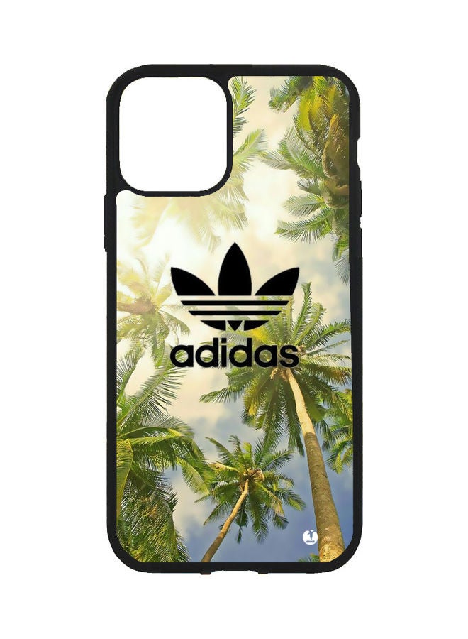BP Protective Case Cover For Apple iPhone 13 Adidas Logo With Palm Trees Background Multicolour - Image 1