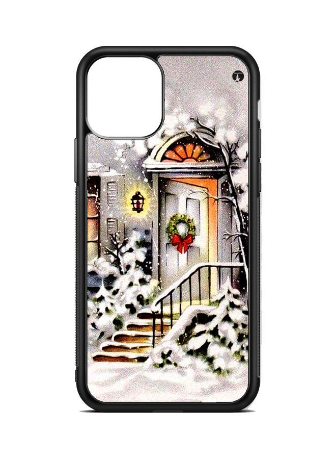 بي بي غطاء حماية واق لهاتف أبل آيفون 13 وينتر هاوس سنو متعدد الألوان - Image 1