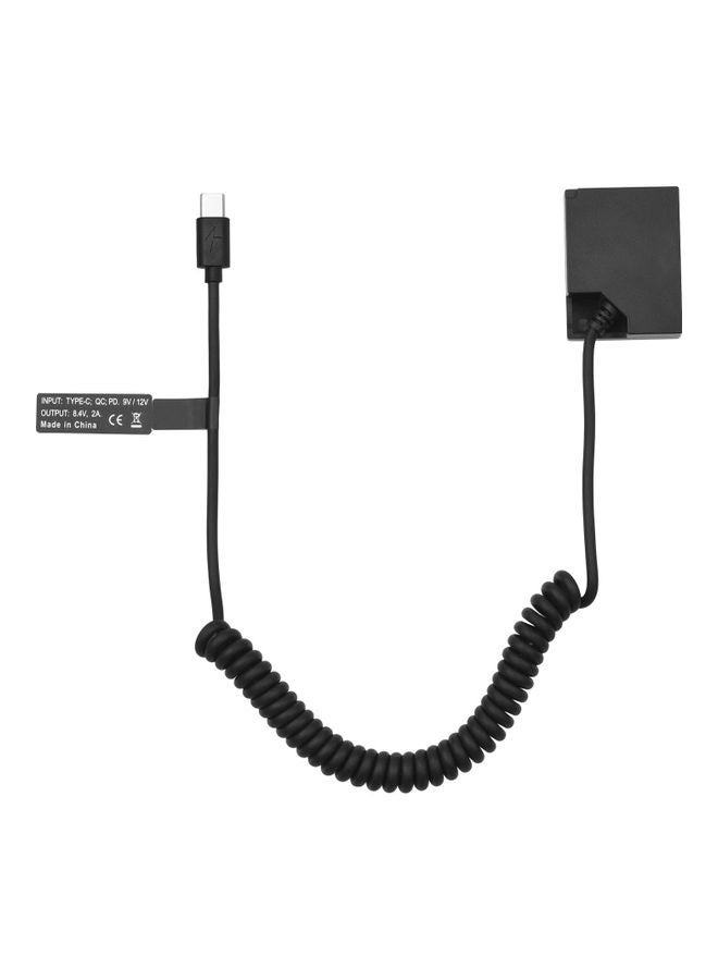 ANDOER - Dummy Battery USB-C Coupler Adapter Black - Image 1