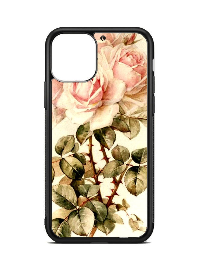 بي بي غطاء حماية واق لهاتف أبل آيفون 13 نمط يعبر عن زهور جميلة - Image 1