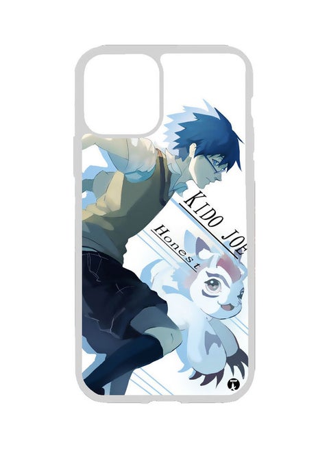 Protective Case Cover for Apple iPhone 13 Mini Animation Joe Kido and Gomamon from Digimon