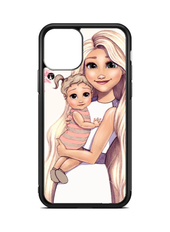 بي بي غطاء حماية واق مطبوع بتصميم الأم والطفل الصغير لهاتف أبل آيفون 13 متعدد الألوان - Image 1
