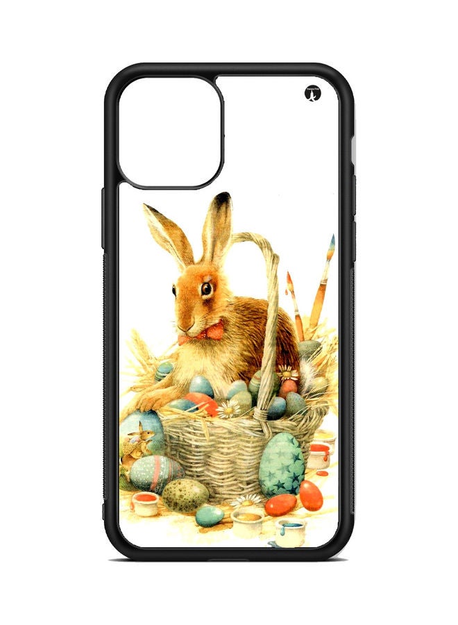 BP Protective Case Cover for Apple iPhone 13 Straw Basket and Rabbit - Image 1