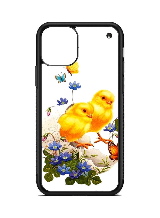 بي بي غطاء حماية واق لهاتف أبل آيفون 13 ميني بتصميم طيور جميلة وأزهار وفراشات متعدد الألوان - Image 1
