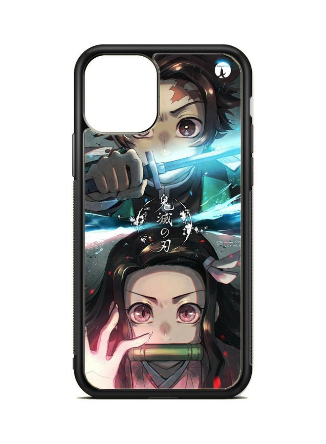 BP Protective Case Cover For Apple iPhone 13 Animation Tanjiro And Nezuko From Demon Slayer Anime Multicolour - Image 1
