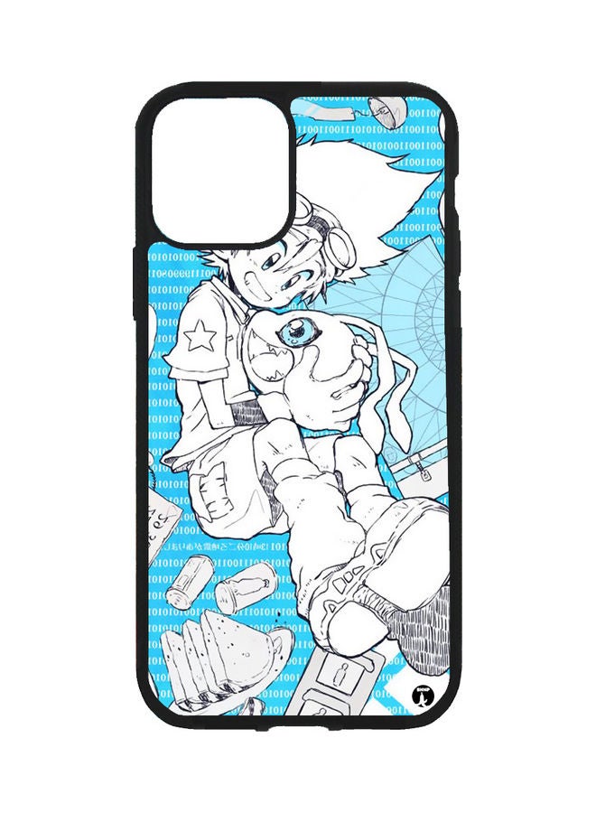 BP Protective Case Cover For Apple iPhone 13 Mini Animation Tai In Digimon Blue/White - Image 1