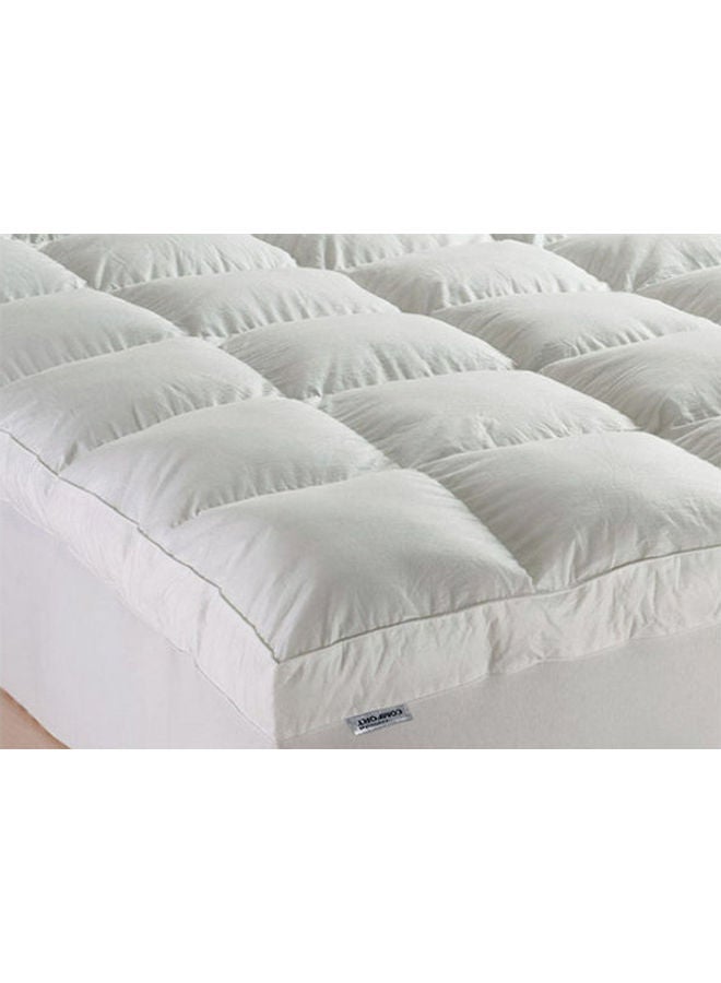 Comfort - Poly Soft Mattress Topper Cotton White 140*200cm - Image 1