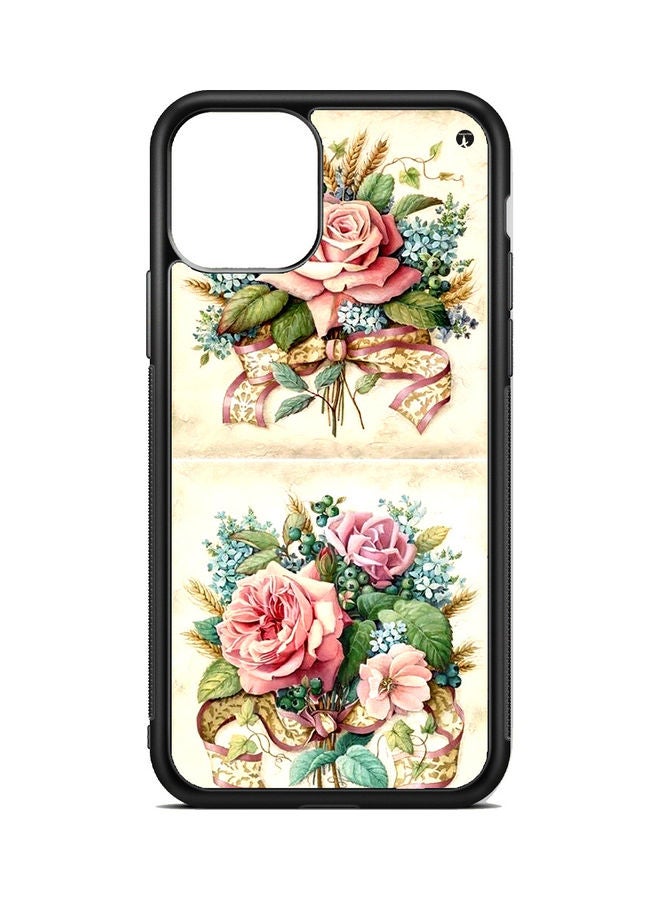 بي بي غطاء حماية واق لهاتف أبل آيفون 13 برو ماكس بتصميم زهور جميلة متعدد الألوان - Image 1