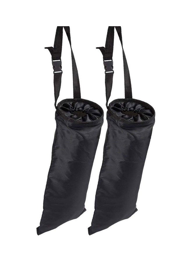 Deo King 2-Piece Car Seat Back Hanging Leakproof Trash Bag Set 19 x 48cm - Image 1