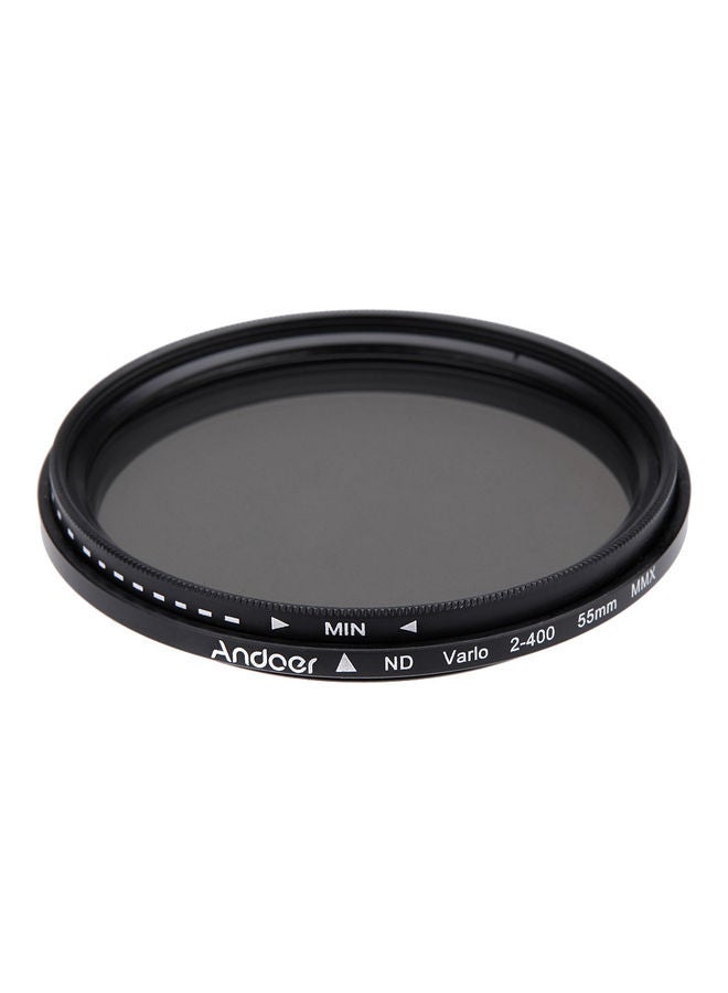 ANDOER 55mm ND Fader Neutral Density Adjustable ND2 To ND400 Variable Filter For Canon Nikon DSLR Camera Multicolour - Image 4