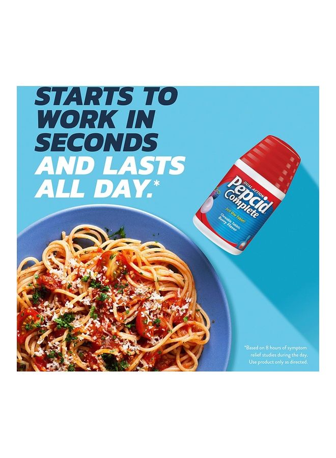 بيبسيد عبوة أقراص قابلة للمضغ لتقليل الأحماض بالكامل بنكهة التوت الحمضي مكونة من 25 قطعة - Image 4