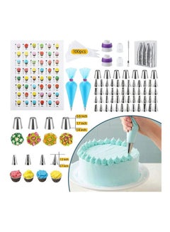 Arabest 512-Piece Cake Decorating Kit Black/Red/Silver 28x28x16cm  - Image 2