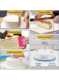 Arabest 512-Piece Cake Decorating Kit Black/Red/Silver 28x28x16cm  - Image 5