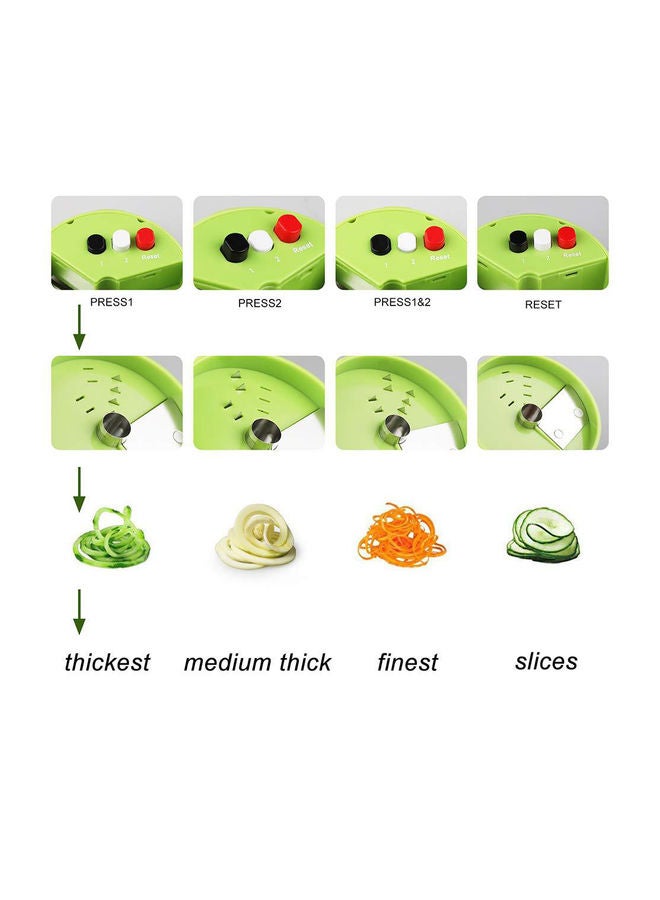 3-In-1 Handheld Vegetable Slicer Green ‎16 x 9.5 x 9cm - v1634360831/N51372548A_4