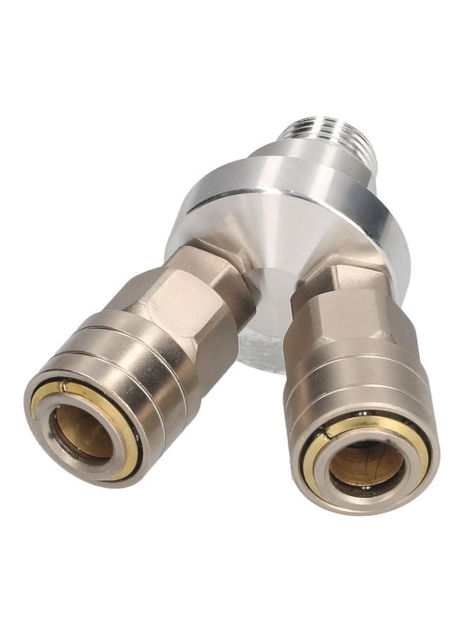 Multi Pass  Quick Coupler Silver 8.00x6.50x7.00cm  - Image 2