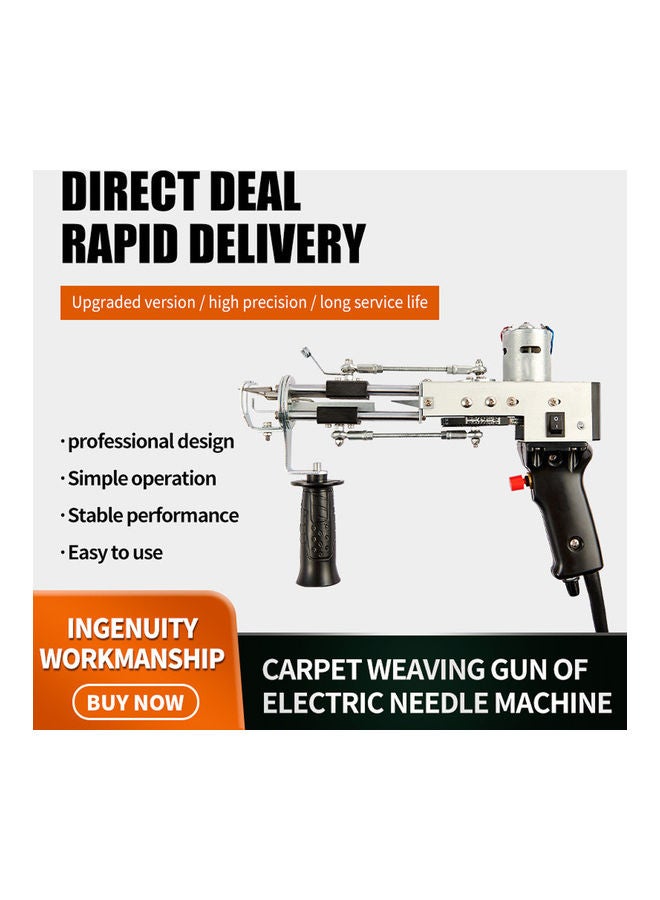 Electric Rug Tufting Machine Blue 38x8.5x27cm