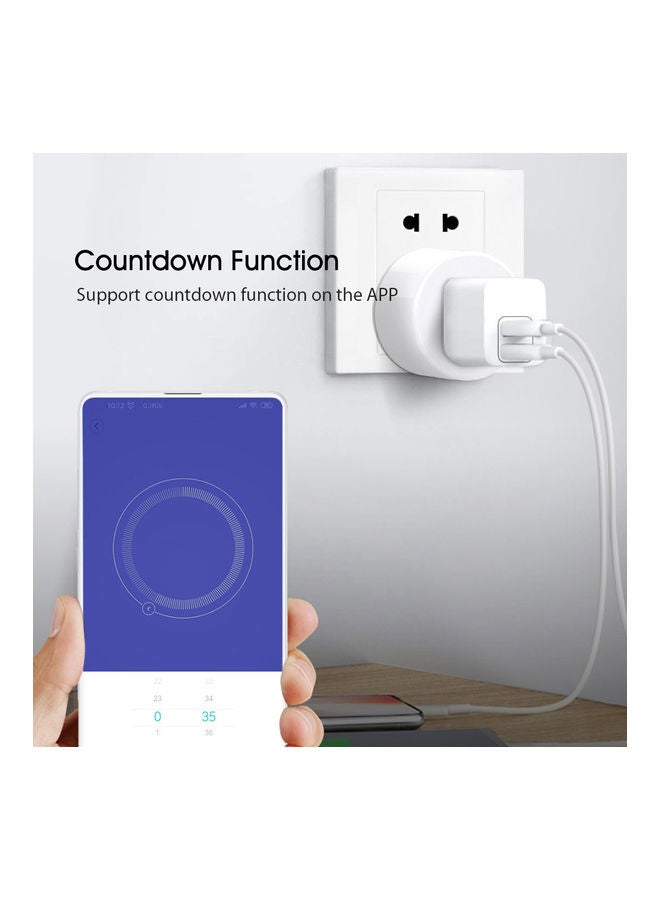 gosund - Smart Socket CP1-AM WiFi Version Timing Switch White 10 x 5 x 5cm - Image 1