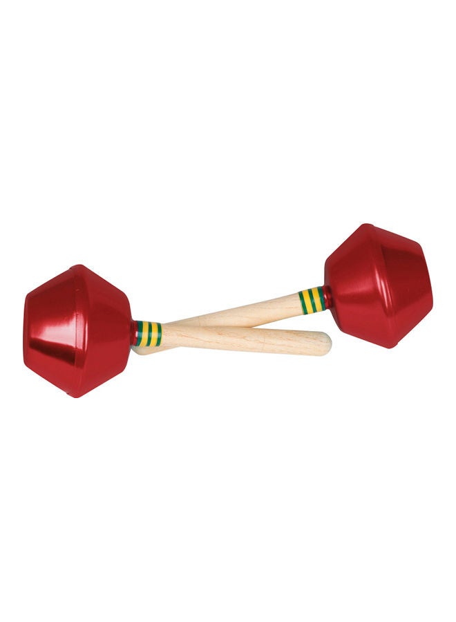 Generic 1 Pair of Percussion Maracas Red  - Image 4