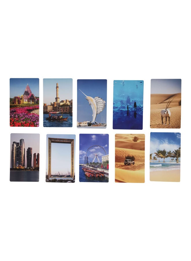 Little Kitabi - 40-Piece UAE Learning Creative Flash Cards 14x8.5cm - Image 1