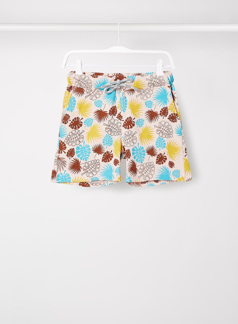 RAHA Girls Printed Trendy Lowers Shorts Pink / Blue / Red - Image 1