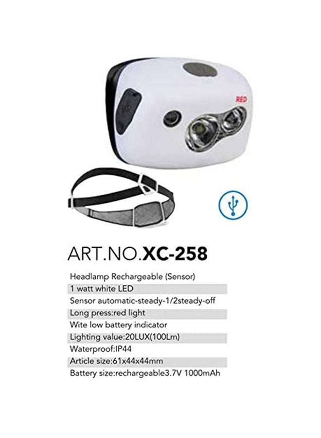 Generic USB Headband Torch Light 14cm  - Image 2
