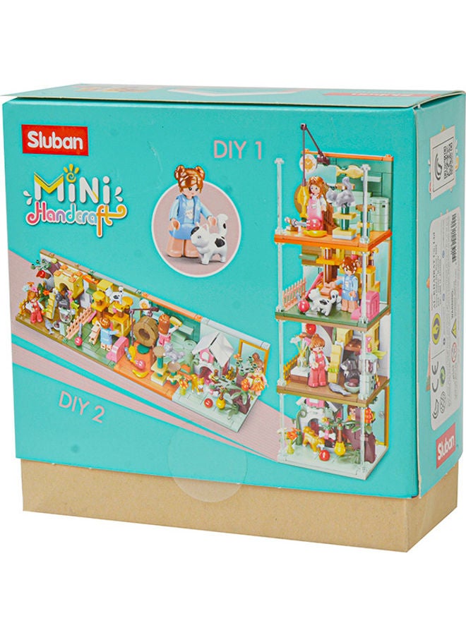 سلوبان مجموعة بناء كات بلاي روم من سلسلة ميني هاند كرافت مكونة من 103 قطعة M38-B0919D 103 أكبر من 6 سنوات - Image 2