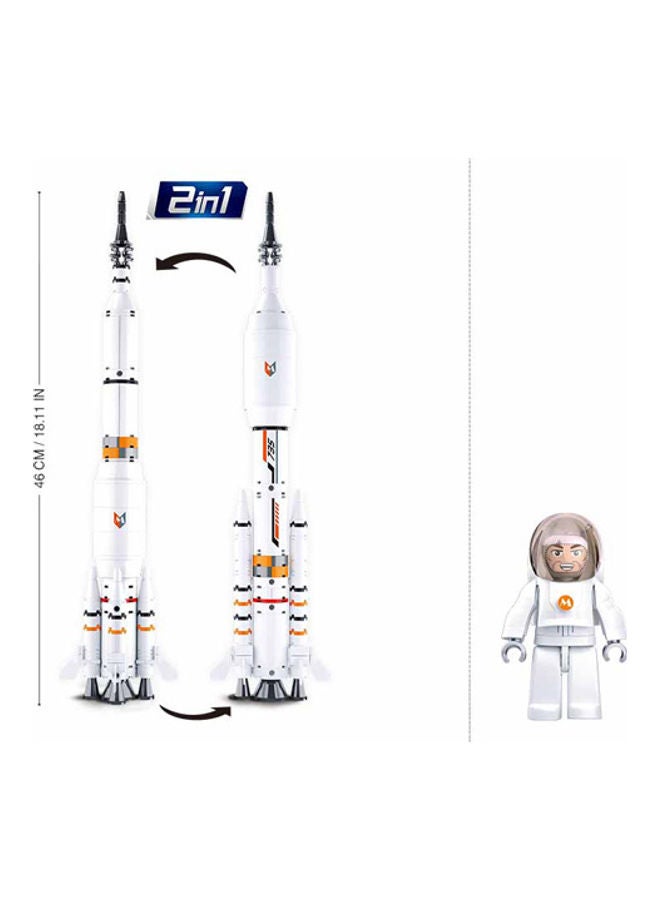 Sluban M38-B0735 167-Piece Space-Saturn Rocket/Long March Rocket 167 6+ Years  - Image 5