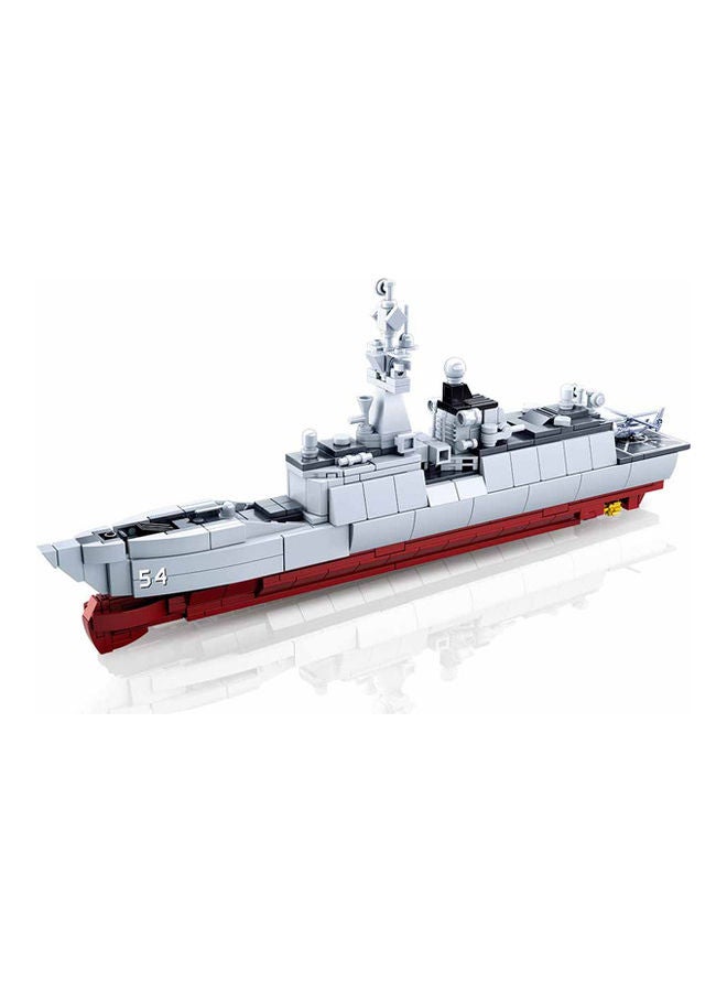 Sluban M38-B0702 417-Piece Model Bricks-054A Frigate 1:450 417 8+ Years - Image 2