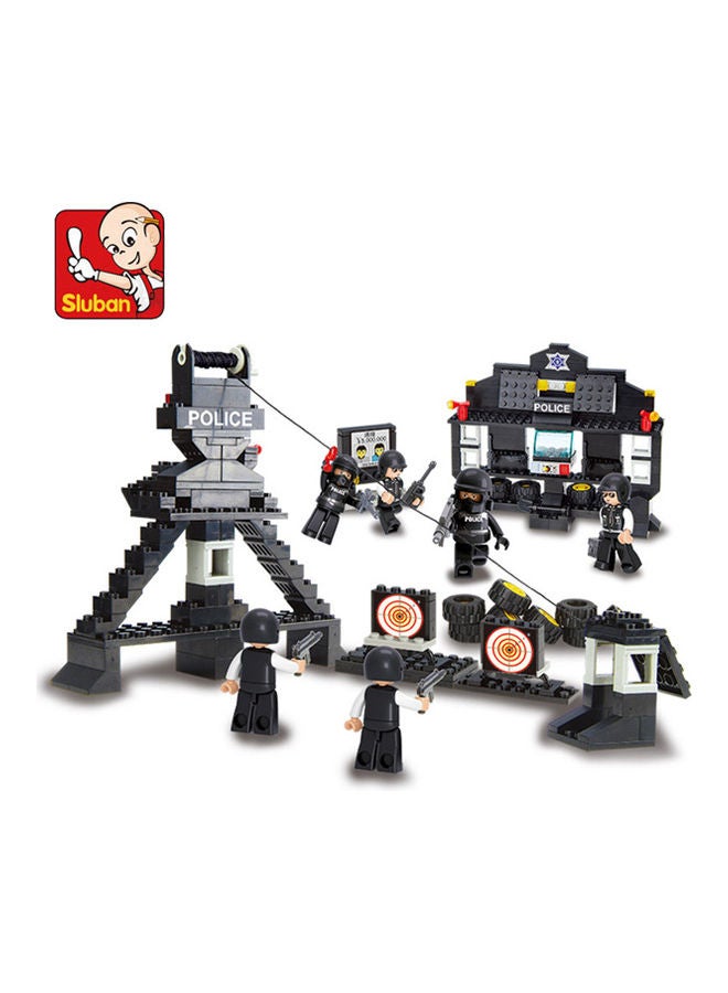 Sluban M38-B2100 499-Piece Riot Police Special Flexible Team Building Toy 499 6+ Years  - Image 2