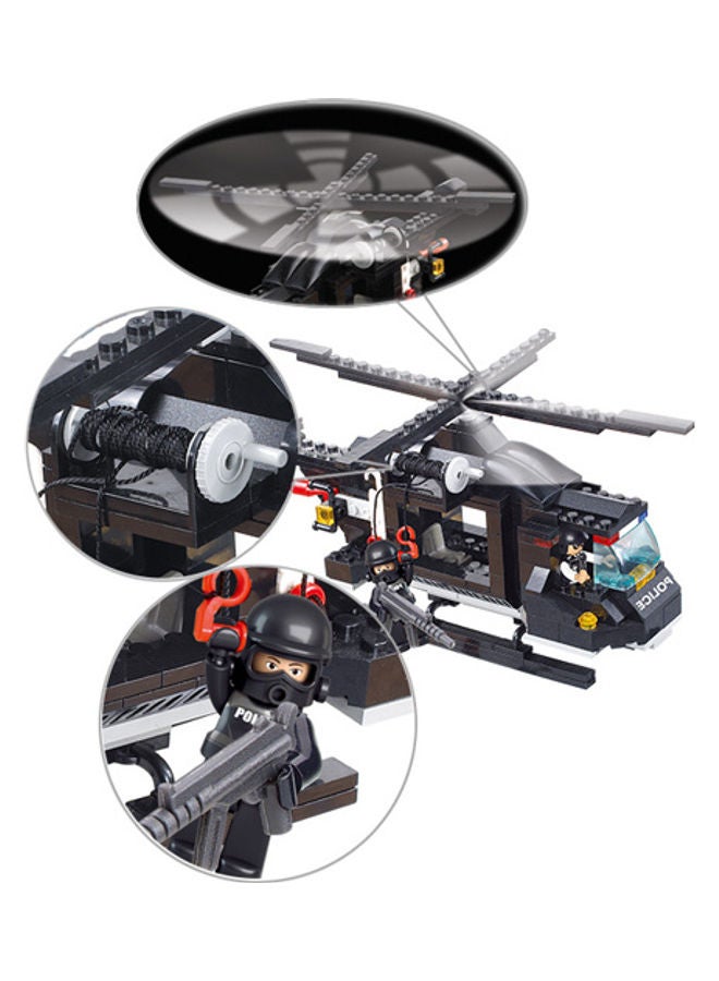 Sluban M38-B2100 499-Piece Riot Police Special Flexible Team Building Toy 499 6+ Years  - Image 5