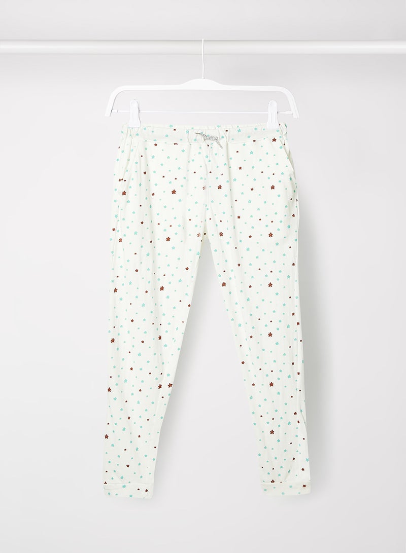 RAHA - Girls Printed Casual Jogger Multicolour - Image 1