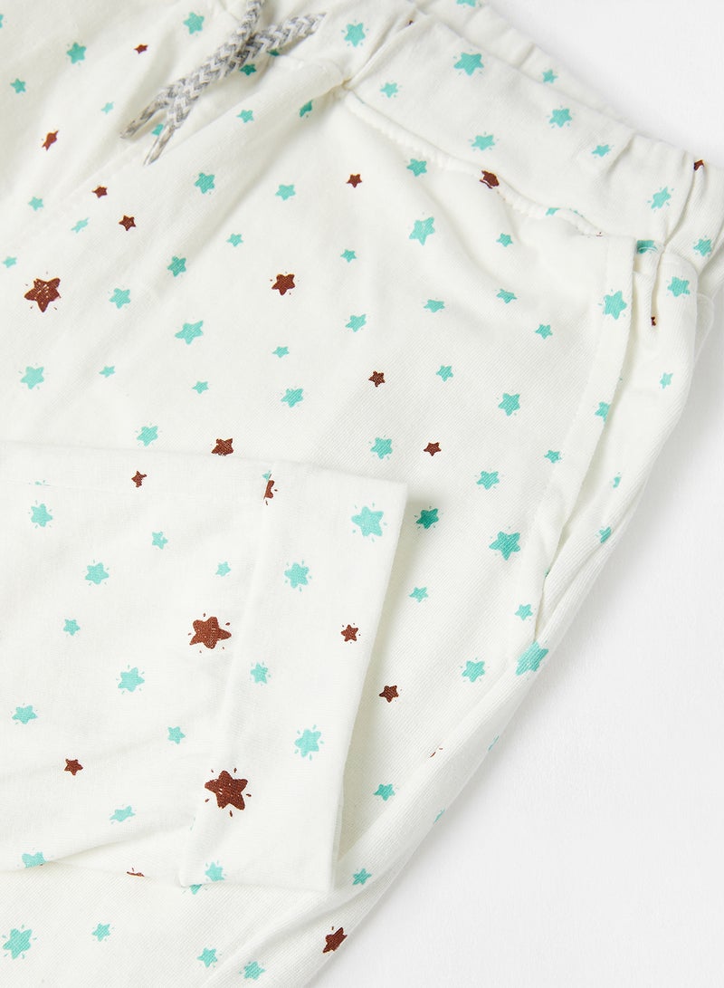 RAHA - Girls Printed Casual Jogger Multicolour - Image 1