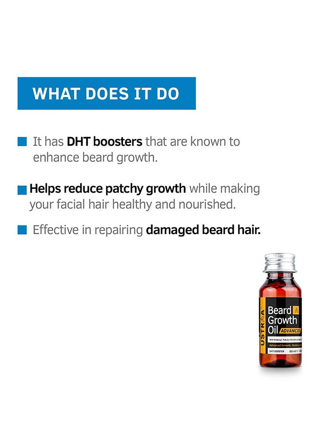 Ustraa - Beard Growth Oil 60ml - Image 1